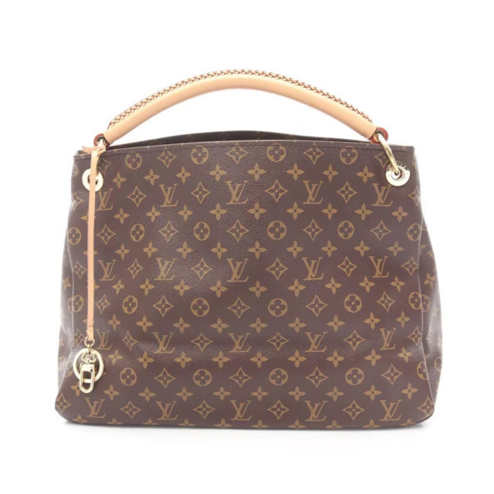 Louis Vuitton Artsy Shoulder Bag Canvas Leather Monogram Brown
